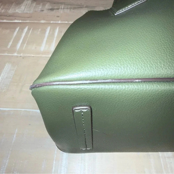 Marc Jacobs The Editor Leather Tote - Balsam Fir / Pink Interior w/ Dust Bag - Picture 8 of 16